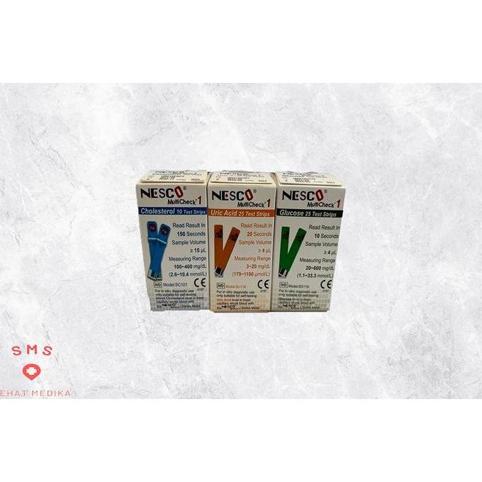 STRIP NESCO / NESCO CHOLESTROL / NESCO URIC ACID / NESCO GLUCOSE