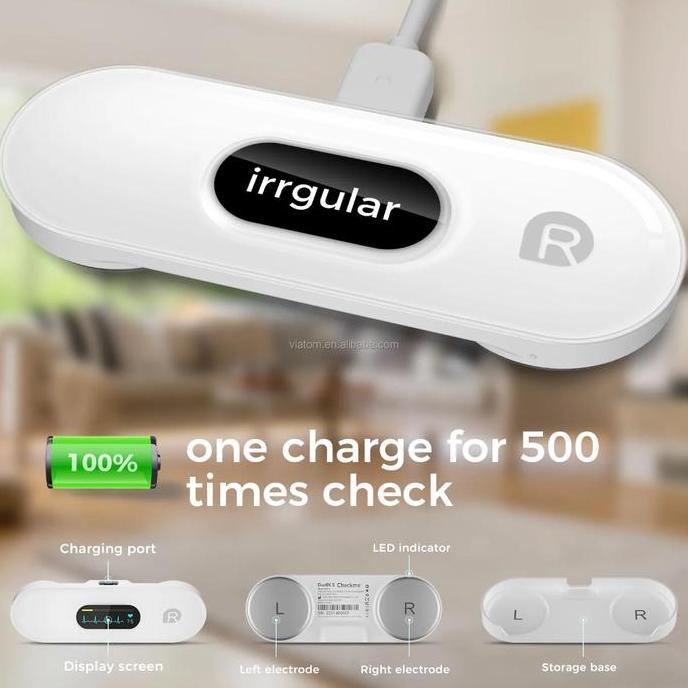 Wearable ECG Holter Heart Monitor Portable EKG Monitoring Bluetooth