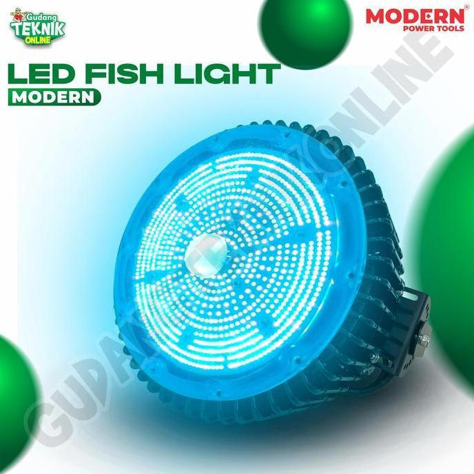 TREBA Lampu LED MODERN FISH LIGHT Listrik MODERN / Lampu Tembak Pengumpul Penangkap Ikan Cumi Laut N