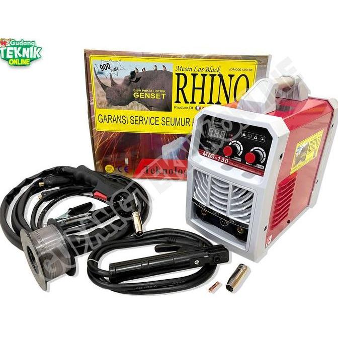 PIXKO Mesin Las RHINO MIG 130 / Travo Las Inverter 130A - Trafo Mesin Las