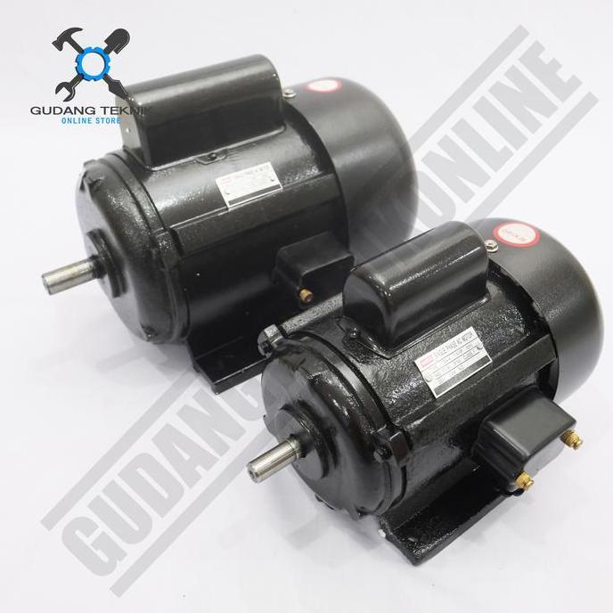 PIXKO Dinamo Motor Penggerak 1 Hp 2P 1Ph 3000Rpm BARTEX - Dinamo Elektro Motor BARTEX 1Hp 4P 1 Phase