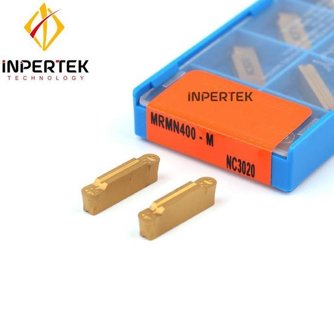 GUNMED MRMN400 KORLOY Insert Grooving 4 mm Bubut Potong Radius 4mm MRMN 400