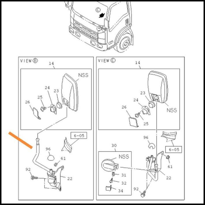 DISKON GAGANG SPION KIRI ISUZU ELF NMR71 NMR 71 