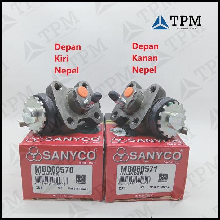 DISKON WHEEL CYLINDER MASTER REM DEPAN COLT DIESEL PS100 DOUBLE SANYCO 