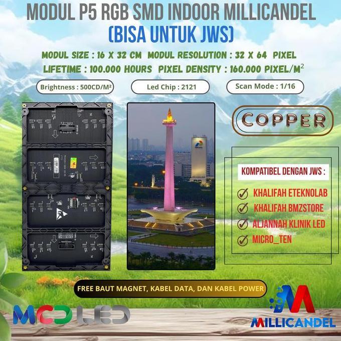 Leggero- Panel Modul P5 Smd Rgb Full Color Indoor