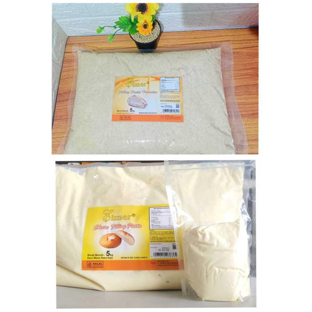 Stockready Cheese Filling Tiramisu Filling Elmer Filling Keju Tiramisu Isian Roti  Creamy Melting Ch