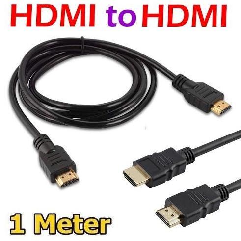 KABEL HDMI @1M HDMI TO HDMI MURAH MERIAH GOLD PLATE 1 METER UNTUK CCTV PC DVR MONITOR TV PARABOLA DV