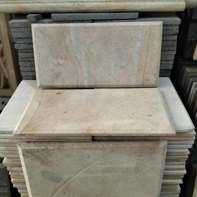 Batu alam palimanan palem corak bevel ukuran 20x40 15x30 10x20 LA