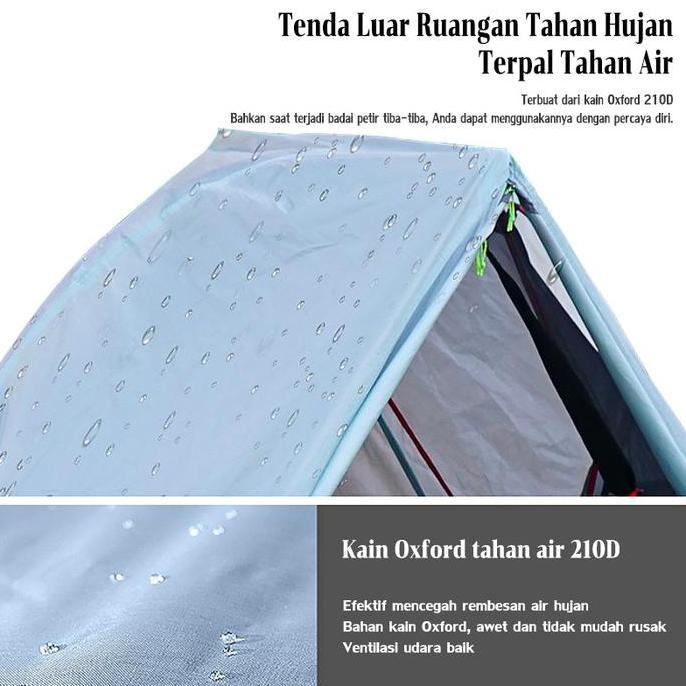 Mountpeak Tenda Camping Velbed Ultralight  Tenda Tempat Tidur 1P Camp Bed Shelter