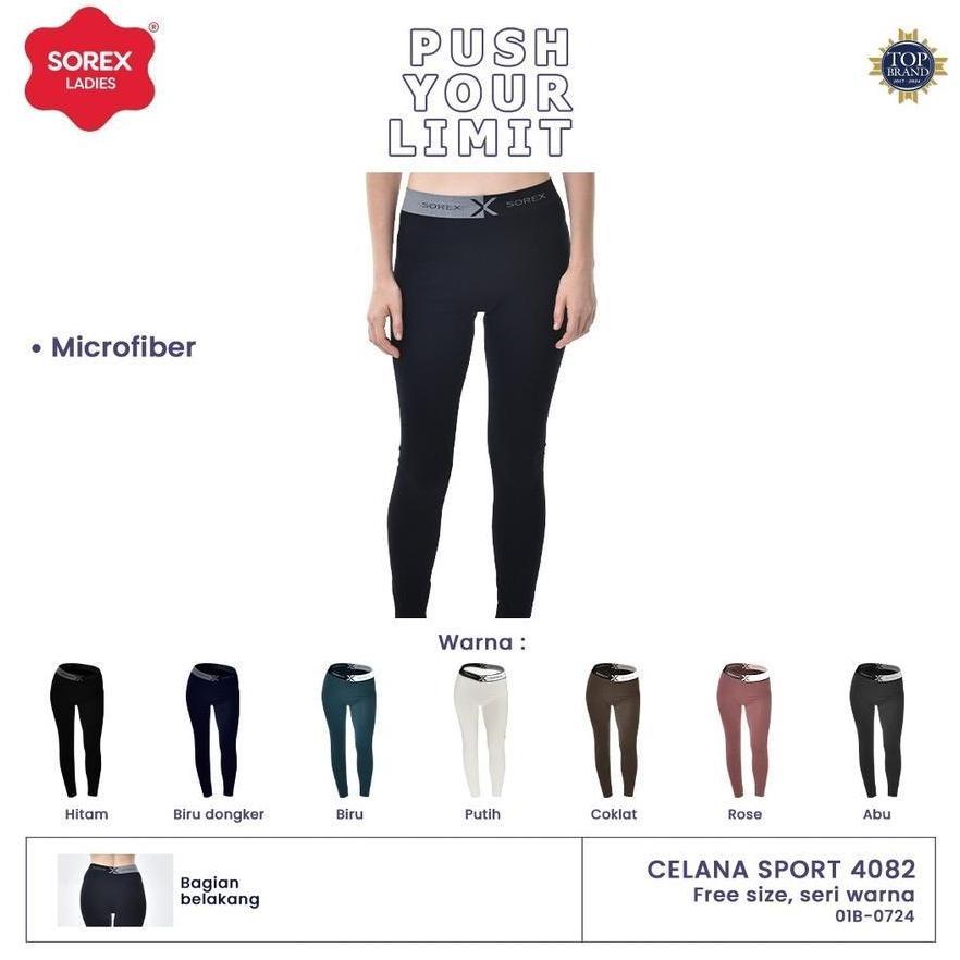 NEW PRODUCT Sorex Stelan Set Legging Senam 4082 dan Bra Sport Sorex 023