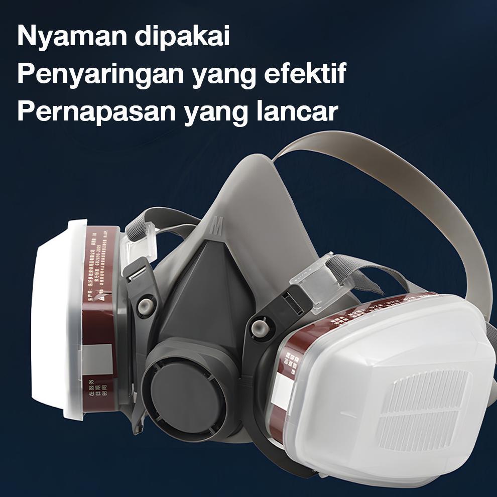 Masker Gas Industrial Kn95 Apd Pelindung Kimia Debu Virus Racun Udara Pabrik Peralatan Keselamatan K