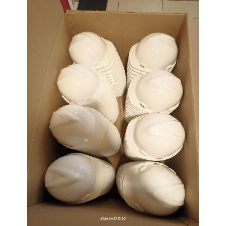 Helm Proyek Msa Sni V-Gard / Safety Helmet Msa Sni V-Gard + Fastrack Lama