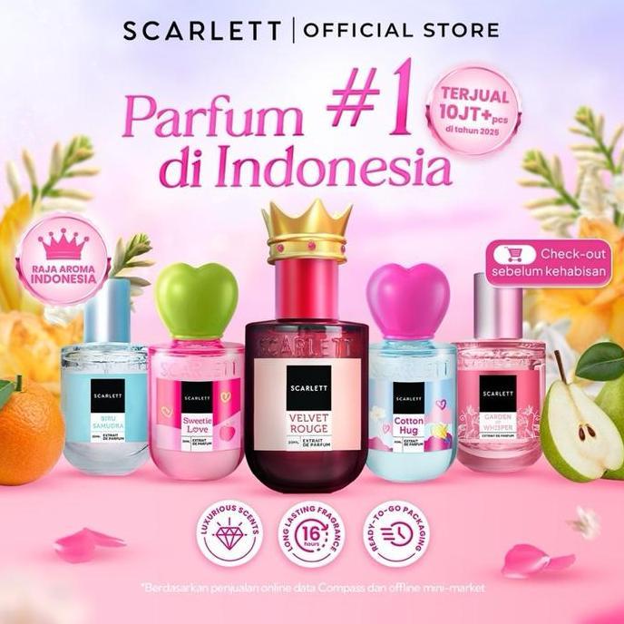 Profumo- FelicyaScarlett Whitening Eau De Parfum All Variant Perfume Wangi