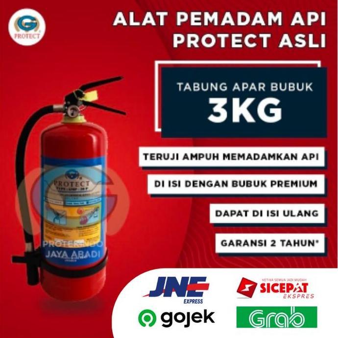 Sikkerhet- Apar 3 Kg Protect Powder / Alat Pemadam Kebakaran / Apar 3Kg