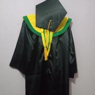 TERMURAH SET Seragam wisuda anak dewasa size TK SD SMP SMA DEWASA  jubah wisuda toga sleber