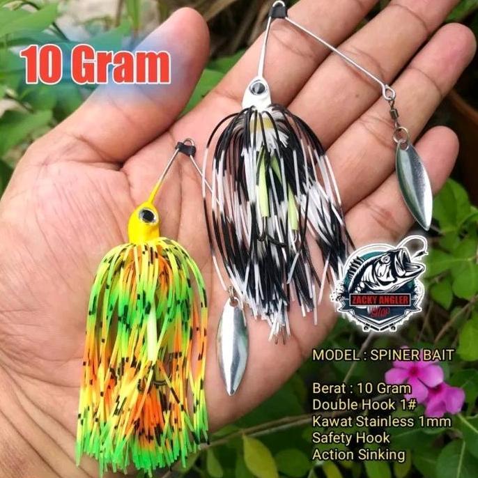 Tsurizao- Spiner Bait 10 Gram Umpan Casting Gabus Pakai Safety Hook