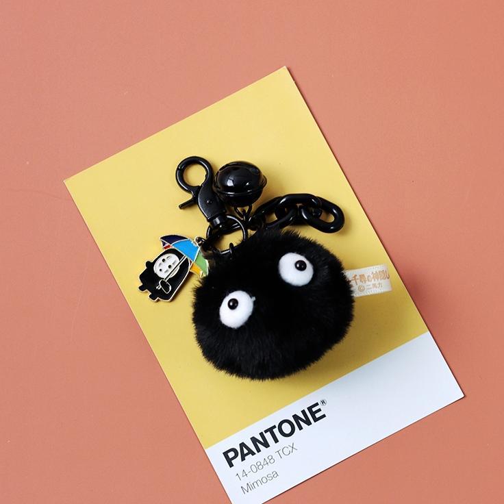 Gantungan Kunci Susuwatari Kaonashi Black Dust Ghibli Keychain