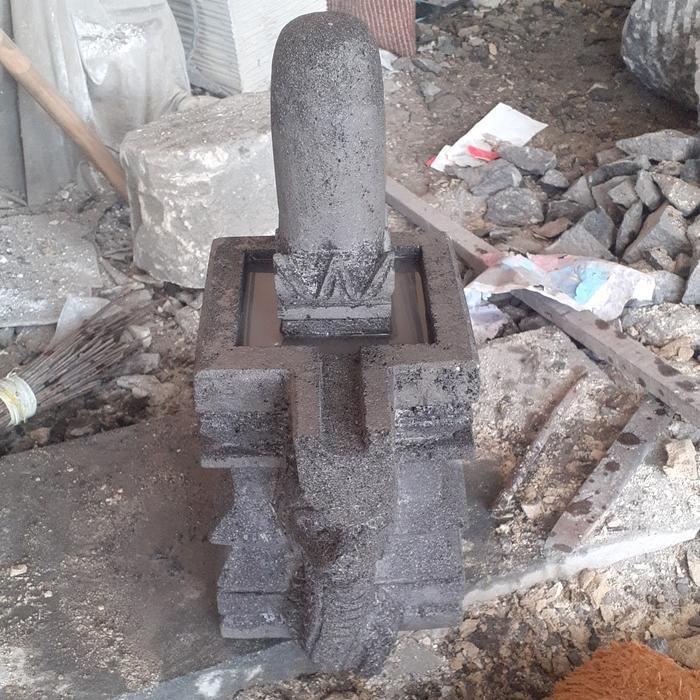 LINGGA YONI NAGAPERTALA 40CM BAHAN BATU CANDI TERMURAH