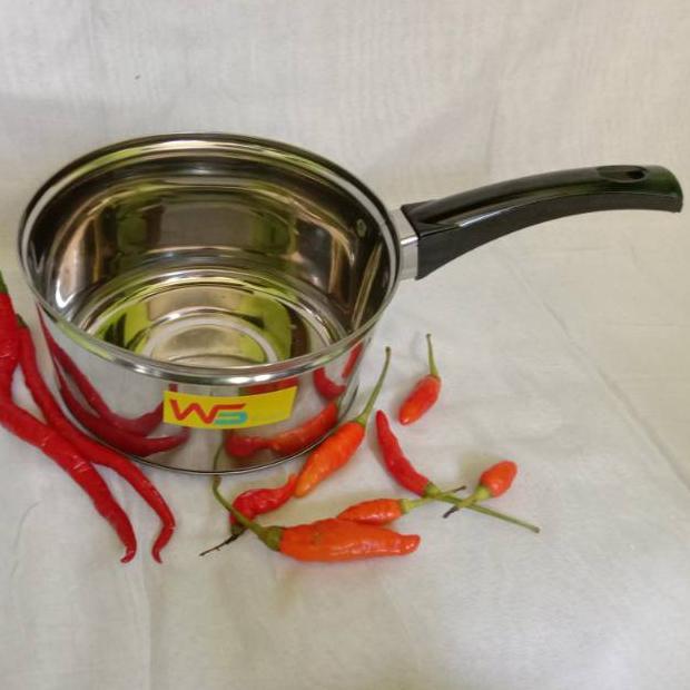 BESTPROMO Panci mie 16 stainless panci rebus panci kecil panci susu panci gagang
