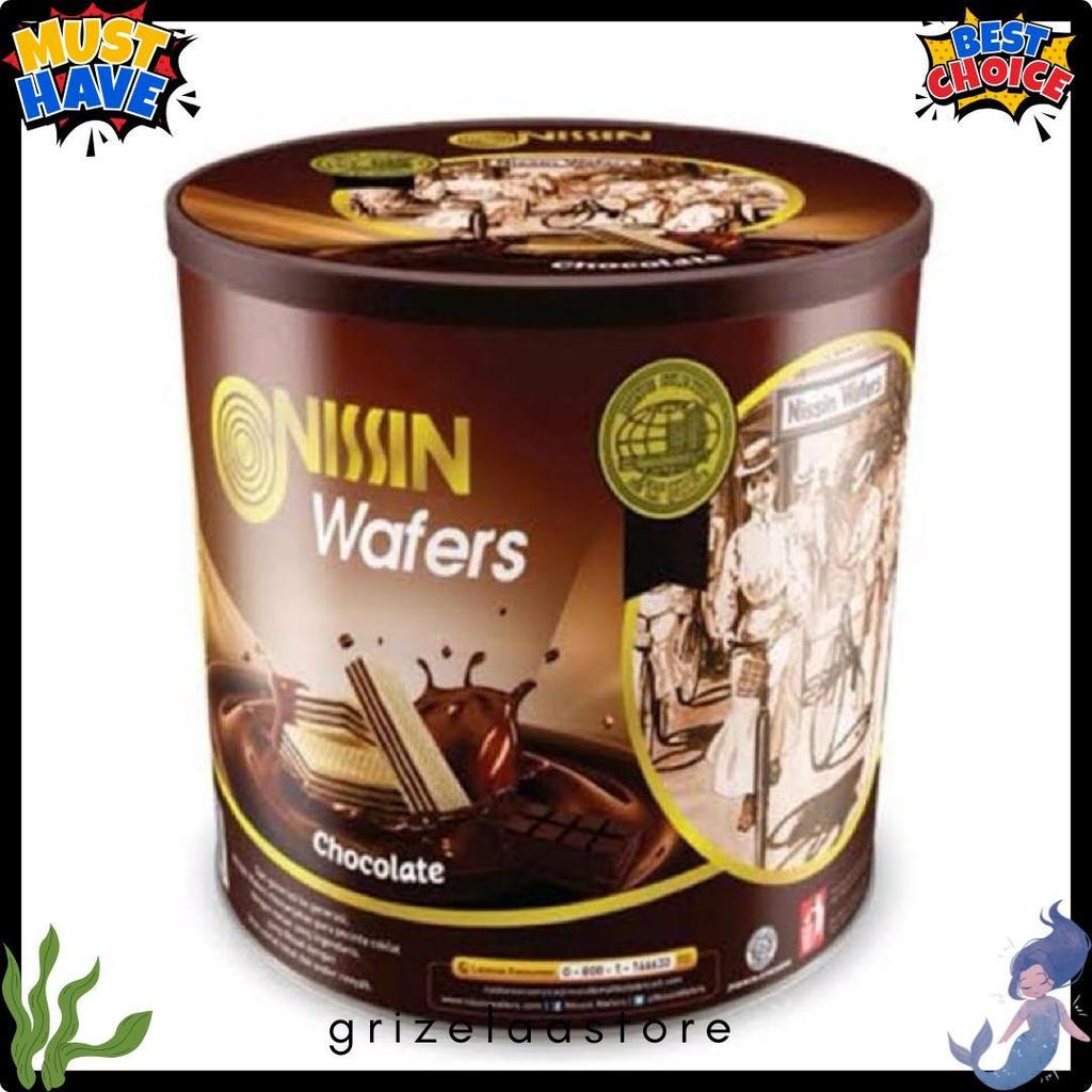 High Quality Nissin Wafer Chocolate Wafer Coklat Murah Roti Lebaran Kue Kering