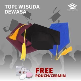 Bisa Cod - Topi Toga Wisuda / Topi Wisuda / Topi Toga Dewasa / Toga Mahasiswa