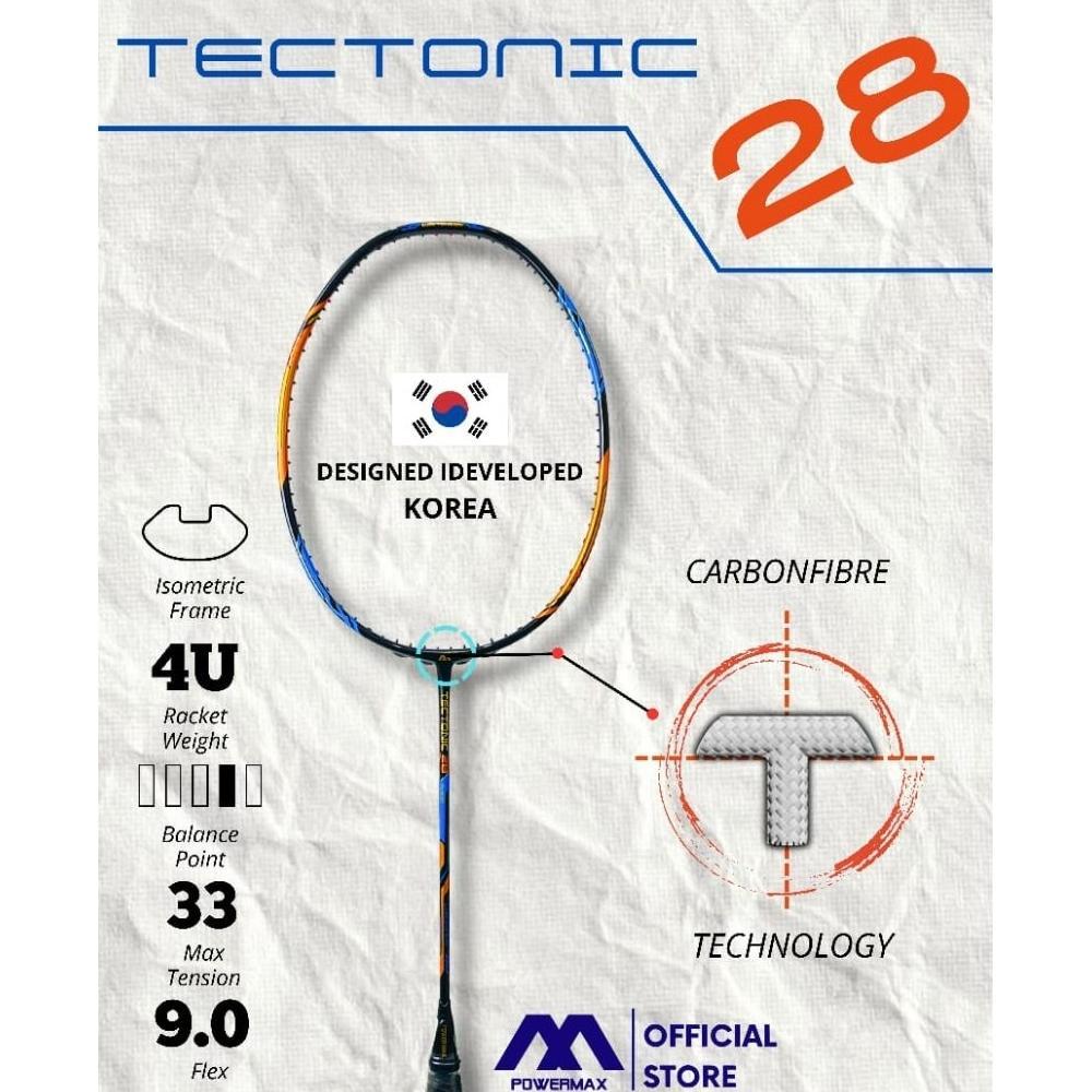 Promo Terbaru Raket Badminton Powermax 36Lbs Furious 50 M 800 Sting Shot Tectonic 28 Tornado 800 Ori