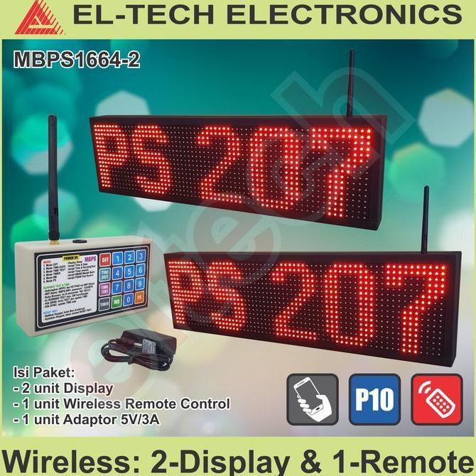 NEW Madah Bakti Puji Syukur Kidung Adi Agung Gereja Timer Running Text Wireless LED Digital Monitor 