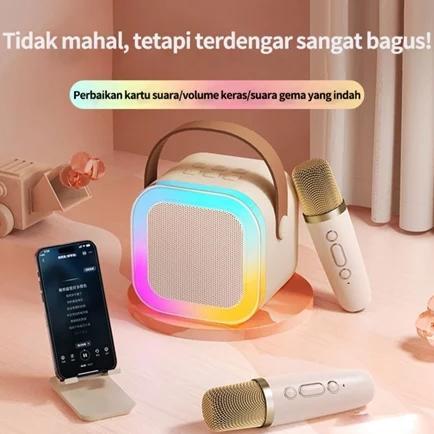 Hot Deals Bluetooth Mini Speaker Subwoofer Portable Mic Microphone Premium Speaker Karaoke Bluetooth