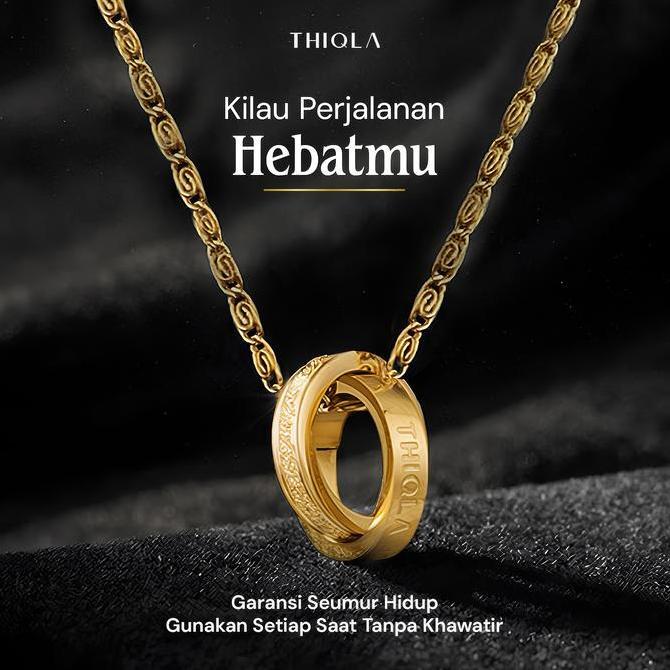 THIQLA - Kalung RANA - Kalung Wanita Mirip Kalung Emas Asli - Kalung Remaja Kecil Dan Tipis Elegan -