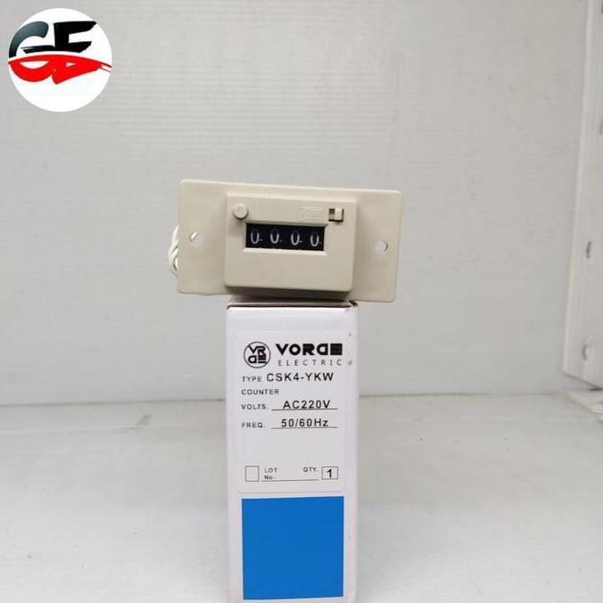 Counter Timer Analog 4 Digit 220Vac Cks4-Ykw Ready Stock