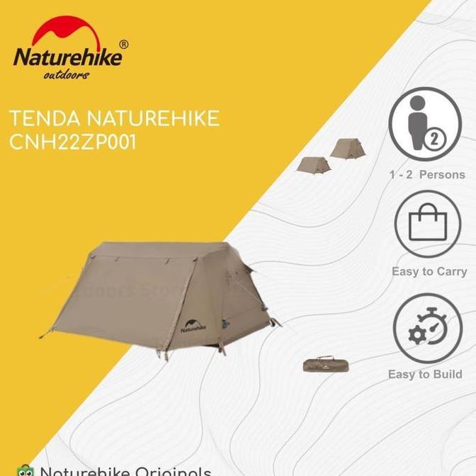 Terlaris Tenda Automatic / Otomatis Velbed Camping Naturehike Cnh22Zp001
