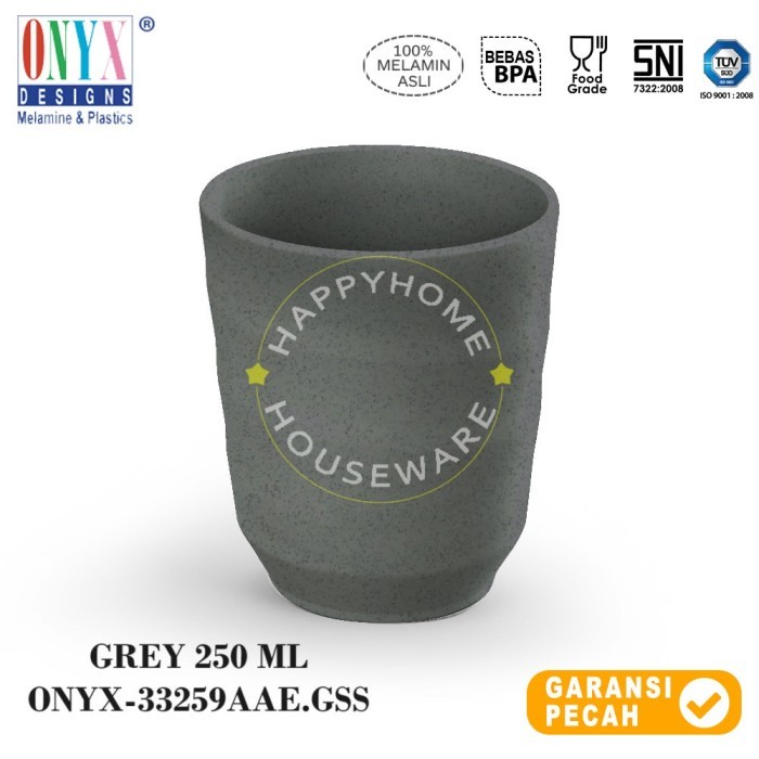 Onyx Gelas Melamin 250Ml Cosmic Granit | Gelas Minum Premium Onyx