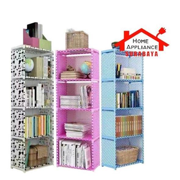 GSF Rak Buku Serbaguna Susun 5 4 Ruang Portable Multifungsi Tingkat 5 GSF G 4205 Free Packing Bubble