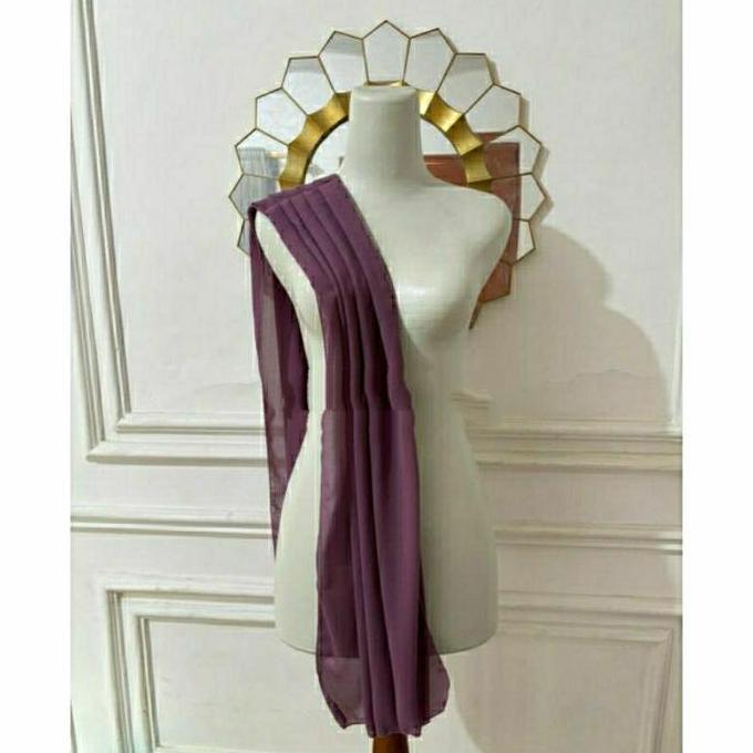 TERMURAH Selendang Kebaya Polos Ceruty Baby doll | Aksesories Kebaya Selendang Lepas Pasang | Slayer