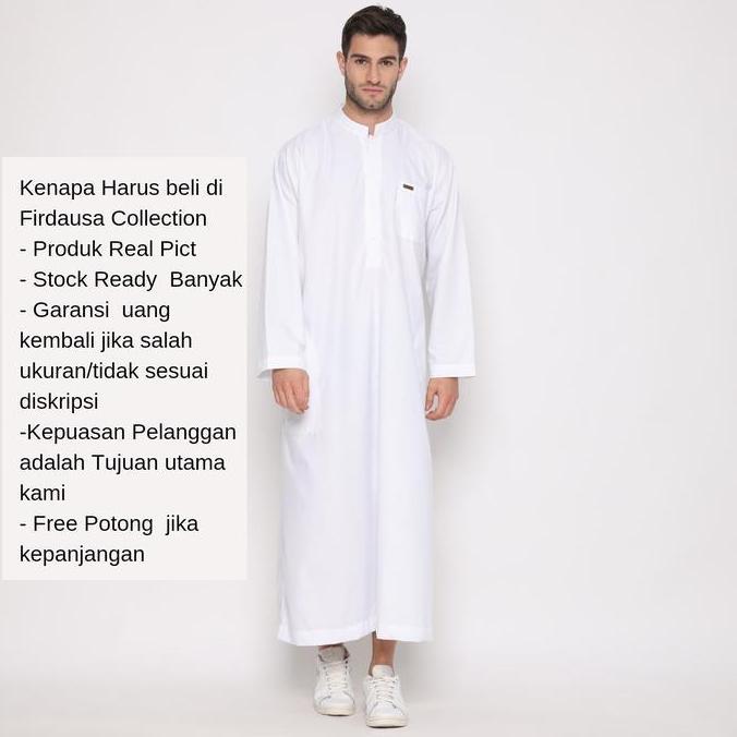 gamis jubah laki terbaru/gamis putih pria/gamis jumbo/jubah jumbo