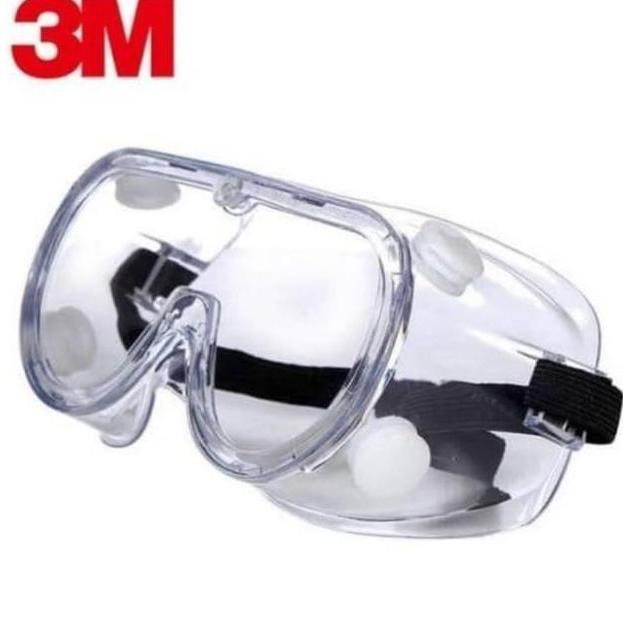 3M 1621 AF SAFETY GOGGLE ANTI FOG KACAMATA GOGGLE LAB 3M 1621AF