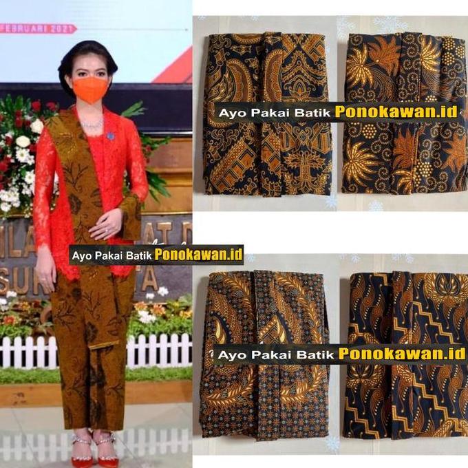 Bawahan Rok Kebaya Jarik Instan + Selendang Pengantin Premium TI
