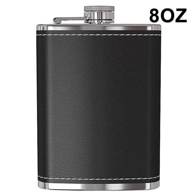 PLOMAT Botol Bir Hip Flask Wine Whiskey Bottle 8 Oz