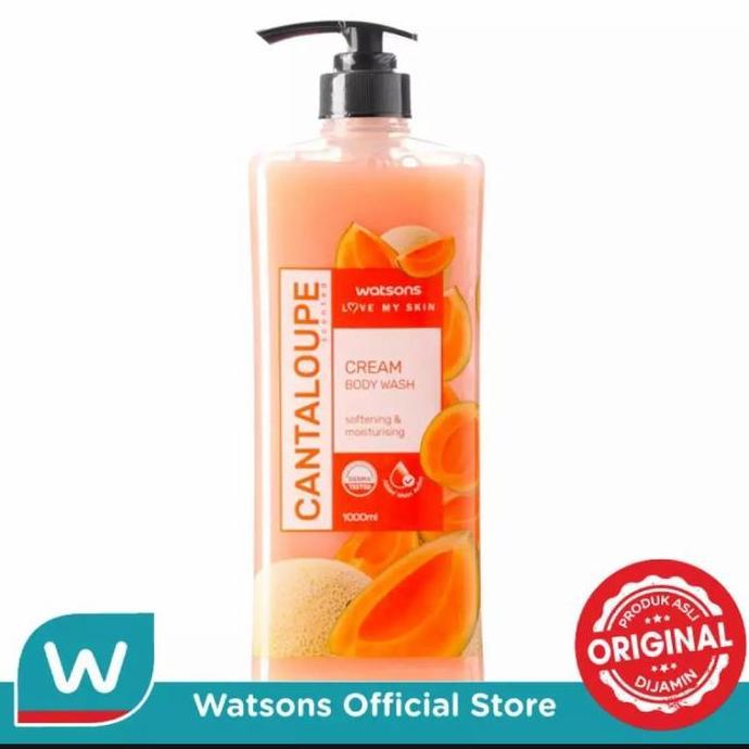 Bathe- Watson Body Wash 1000 Ml Greentea Lavender Strawberry Cantaloupe Peach