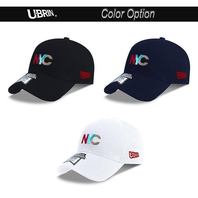 U.BRIN Topi Baseball UB8029 Original NYC Modern Style UBRIN Hat Cap Casual Distro Fashion Dewasa Pri