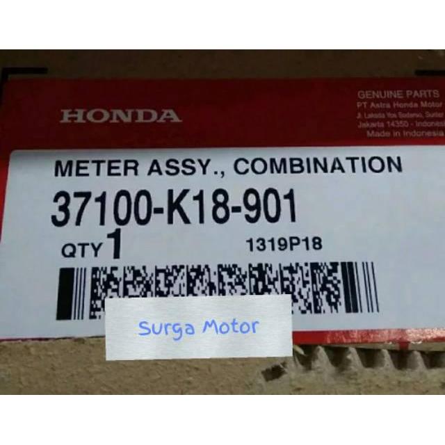 Speedometer Speedo Spido Meter Spidometer Verza Asli Ori Honda Ahm . 37100K18901 37100-K18-901 Origi