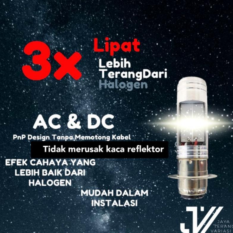 BEST SALE Dop Depan LED bebek matic AC DC Putih / Lampu motor / Lampu depan Motor Led / Lampu Led mo