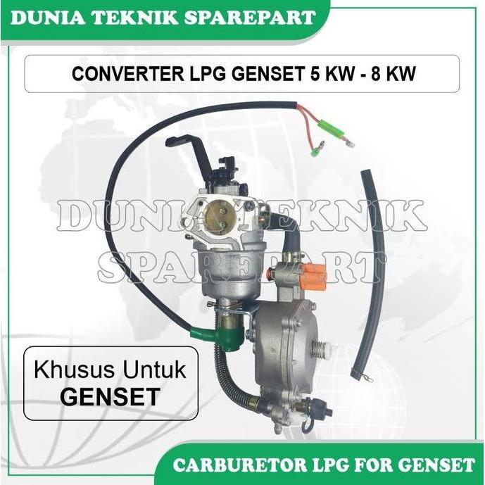 Gx390 Gx420 Gx460 Lpg Carburetor Converter For Genset / Karburator Konverter Lpg Untuk Genset 5 Kw 8