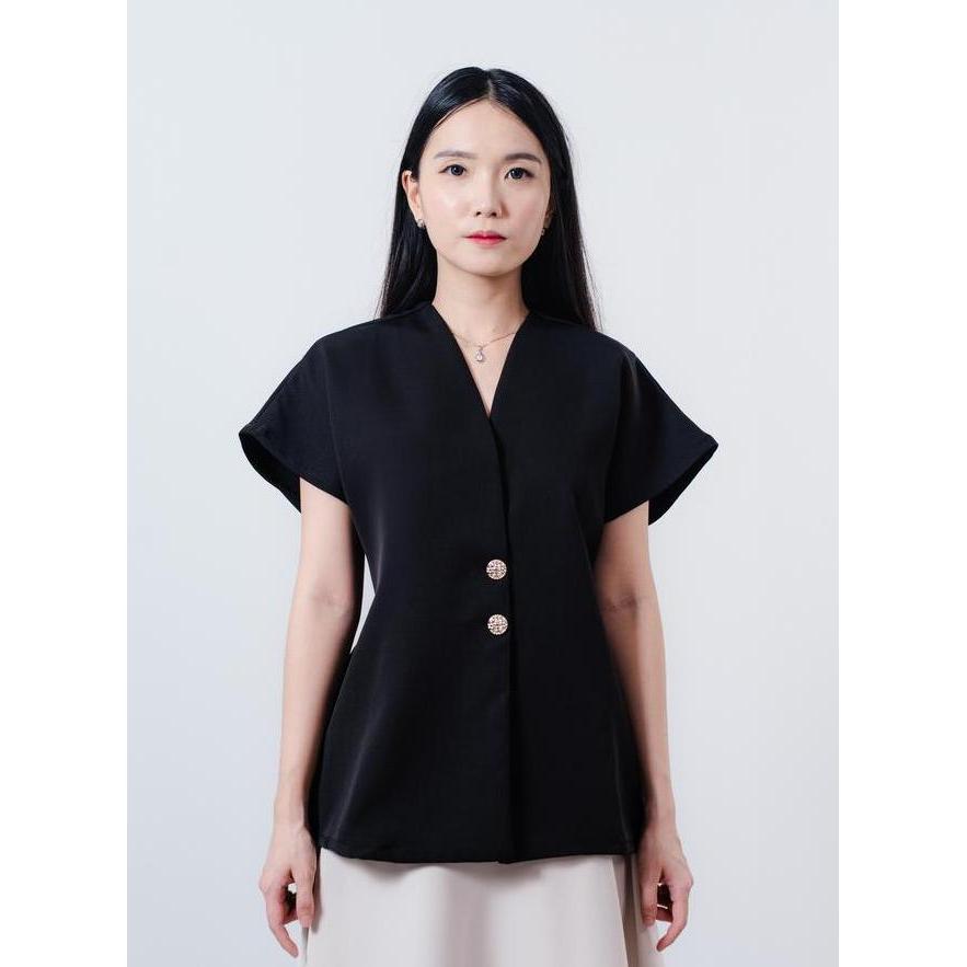 Severli Helen Top Severli Helen Top Atasan Blouse Wanita Lengan Pendek