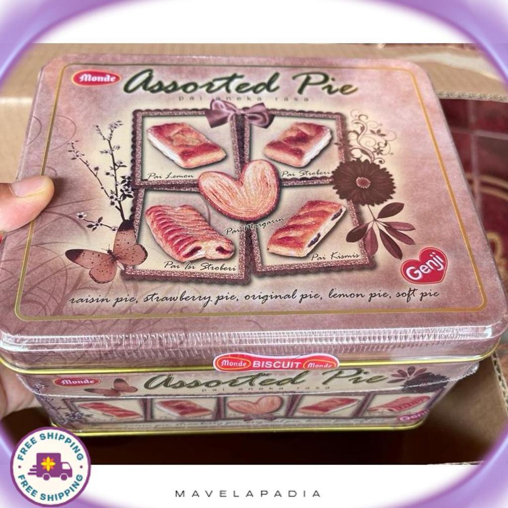 Berkualitas Agen Distributor Makanan Ringan Hampers Lebaran Snack Biskuit Monde Assorted Pie Genji P