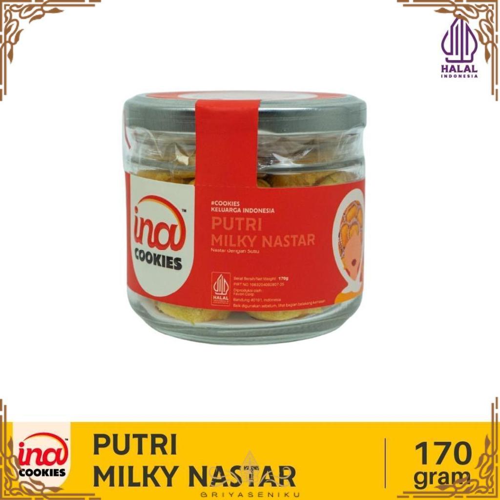 Terlaris Kue Kering Ina Cookies Jar Milky Nastar