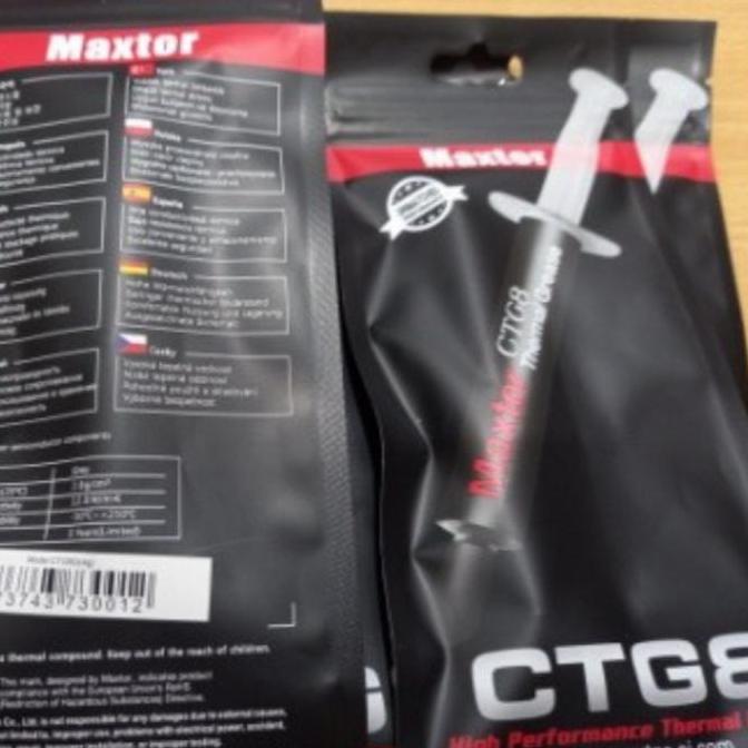 Thermal Paste MAXTOR CTG8D 4gram