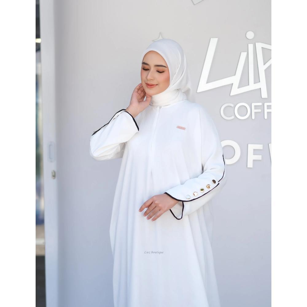 Mecca Dress Gamis Muslim Wanita Semi Batwing Terbaru Premium