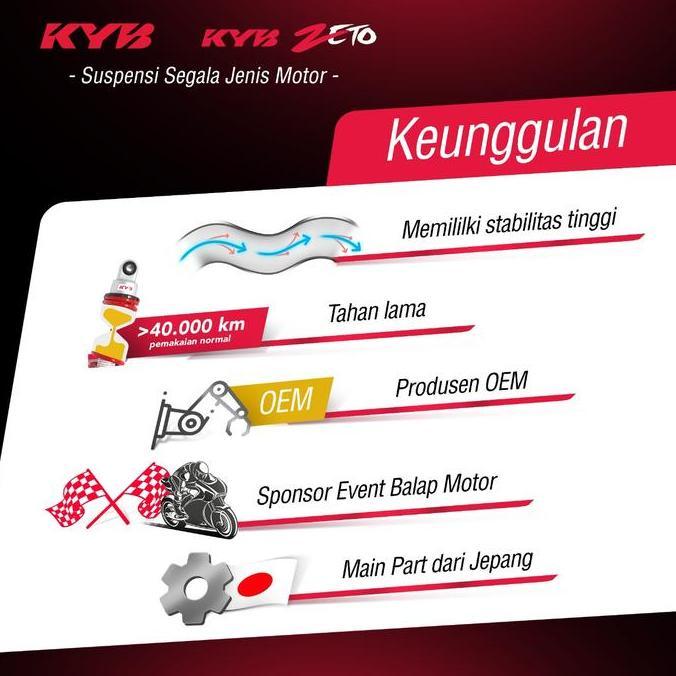 Promo skok shock KYB ZETO vario 125 150, beat fi, scoopy fi Diskon