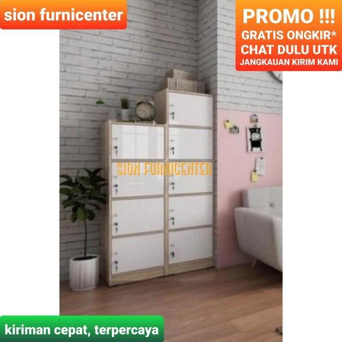 Terlaris Lemari Loker 5 Rak Susun Kayu / Rak Serbaguna 5 Susun